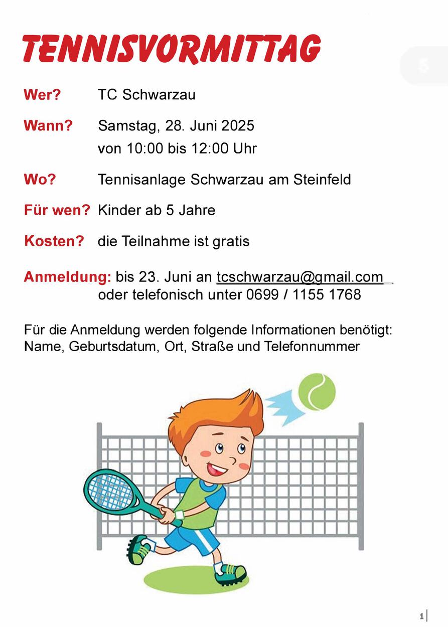 Tennisvormittag 2025