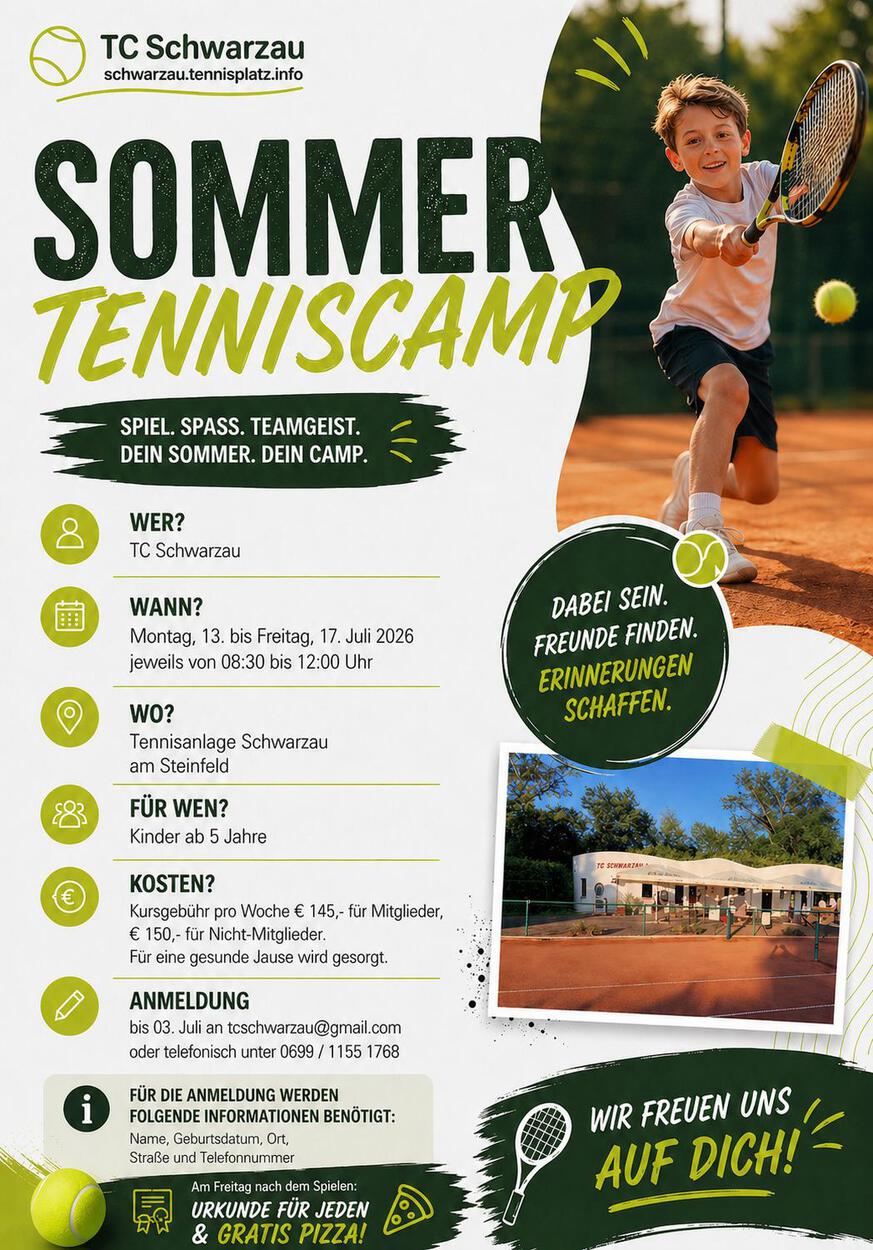 Sommer Tenniscamp 2026